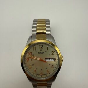 Timex Two-Tone Silver and Gold Men's Watch